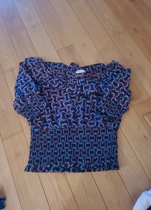 Haut bleu et rouge Cache Cache, marque: Cache Cache, état: Très bon état, taille: S / 36 / 8, 2,50 €, 3,33 € Protection acheteurs incluse