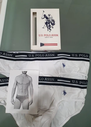 2 slip u s polo, marca: U.S. Polo Assn., estado: Novo com etiquetas, tamanho: XL, €30.00, €32.20 inclui Proteção do Comprador Pro