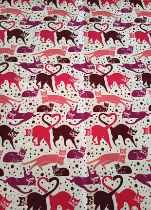 Coupon tissu chats 🐈, marque: TISSU, état: Très bon état, 3,00 €, 3,85 € Protection acheteurs (Pro) incluse