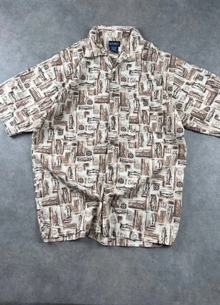 Chemise hawaïenne beige multicolore taille M homme Puritan coton - CHE0188, marque: Puritan, état: Très bon état, taille: M, 10,00 €, 11,20 € Protection acheteurs (Pro) incluse