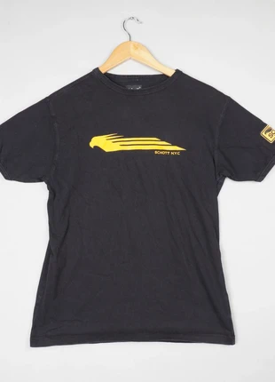 Schott T-Shirt Mens Medium Black Short Sleeve Motorcycle Club Graphic Print Y2K, brand: Schott NYC, condition: Very good, size: M, £12.95, £14.30 includes Buyer Protection Pro