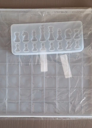 Stampo in silicone per resina epossidica / UV – Set Scacchiera + Pezzi, marca: Stampi in silicone, estado: Nuevo con etiquetas, 29,00 €, 31,15 € Protección al comprador incluida