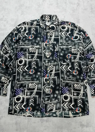 Chemise vintage à motifs moto y2k 2000s overzise (L), marque: Vintage Dressing, état: Bon état, taille: L, 13,00 €, 14,35 € Protection acheteurs incluse