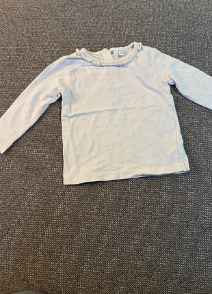 T-Shirt met lange mouwen en een T-shirt met korte mouwen, estado: Satisfactorio, tamaño: 12-18 meses / 80 cm, 1,00 €, 1,75 € Protección al comprador incluida