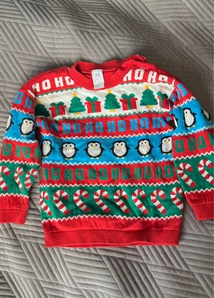 H&m kersttrui maat 92, marque: H&M, état: Bon état, taille: 24-36 mois / 92 cm, 2,50 €, 3,33 € Protection acheteurs incluse