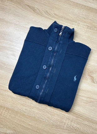 Gilet Ralph Lauren homme M– bleu marine – fermeture zippée et boutonnée, marke: Ralph Lauren, zustand: Sehr gut, größe: M, 24,80 €, 26,74 € inklusive Vinted-Käuferschutz