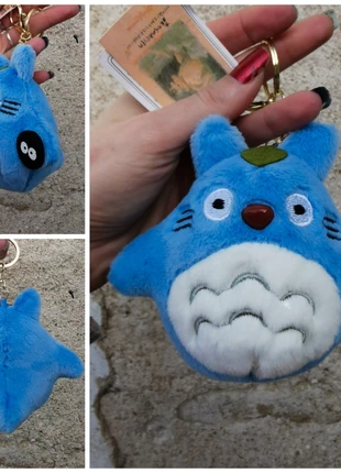 Porte-clés peluche Totoro bleu Chibi noiraude ghibli hayao miyazaki, brand: Totoro, condition: Very good, €9.00, €10.15 includes Buyer Protection Pro