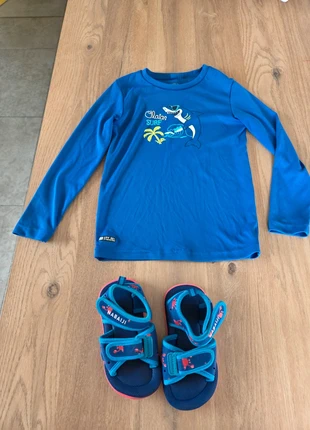 Ensemble chaussures de plage + t-shirt anti UV, marke: Nabaiji, zustand: Sehr gut, 3,00 €, 3,85 € inklusive Vinted-Käuferschutz