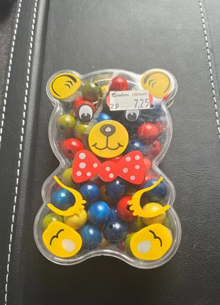 Holzperlen Set Teddy Kinder basteln, merk: Simex, staat: Heel goed, maat: Universeel, € 1,00, € 1,75 inclusief Kopersbescherming