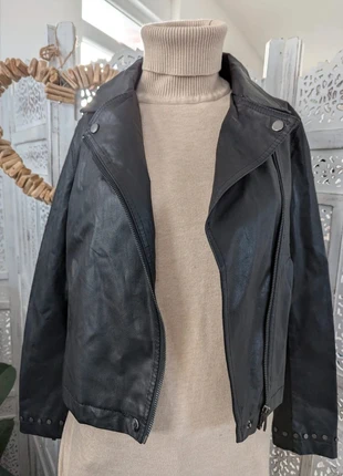 Perfecto simili cuir noir – FPC – Taille 38/M – Clous & zips rock et tendance, brand: Fashion Private Company, condition: Very good, size: M / 38 / 10, €29.99, €32.19 includes Buyer Protection Pro