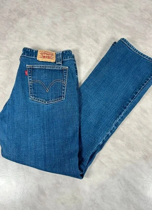 Jean Levi’s 525 Bootcut femme 40 (US 30) bleu moyen coupe évasée vintage premium Code 205N, merk: Levi Strauss & Co., staat: Heel goed, maat: L / 40 / 12, € 28,00, € 30,10 inclusief Kopersbescherming Pro