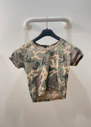 T-shirt Croc top militaire, brand: Tally Weijl, condition: Very good, size: S / 36 / 8, €1.90, €2.70 includes Buyer Protection