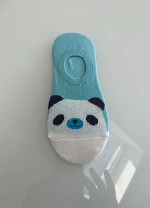 Chaussettes socquettes panda bleu, état: Très bon état, taille: Taille unique, 3,00 €, 3,85 € Protection acheteurs incluse