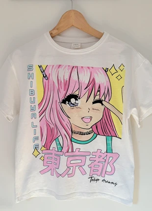 T-Shirt japonais Zara (manga), marca: Zara, estado: Muy bueno, tamaño: 14 años / 164 cm, 3,00 €, 3,85 € Protección al comprador incluida