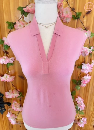 Soft Pink Collared Top | Preppy & Feminine Everyday Fit., brand: Cute, condition: Very good, size: S / 36 / 8, €15.00, €16.45 includes Buyer Protection