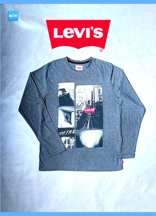 T-shirt Levi’s® gris manches longues – Taille M – Style street & artistique, marca: Levi's, estado: Muy bueno, tamaño: M, 8,90 €, 10,05 € Protección al comprador incluida