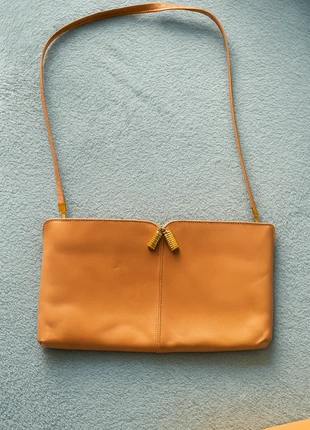 Sac vintage Rodo en cuir camel – Made in Italy – bandoulière fine & double zip doré, marque: Rodo, état: Très bon état, 55,00 €, 58,45 € Protection acheteurs incluse
