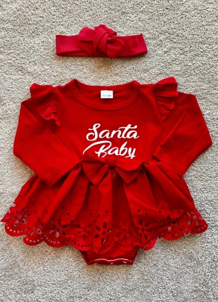 Tenue de Noël bébé - Shein, brand: Shein, condizioni: Ottime, taglia: 9-12 mesi / 74 cm, €3.00, €3.85 include la Protezione acquisti