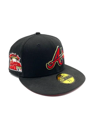 💫 Rare black/red y2k y2000 New Era all star game Atlanta 7 3/8 hiphop trendy style fitted cap💫(VA43), marque: New Era, état: Neuf sans étiquette, taille: L, 14,99 €, 16,44 € Protection acheteurs (Pro) incluse