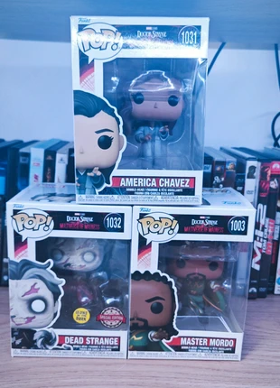 3 Funko pop Docteur Strange 2 lot, marca: Marvel, estado: Bom, tamanho: Tamanho único, €20.00, €21.70 inclui Proteção do Comprador
