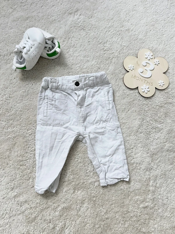 Pantalon blanc 3 mois