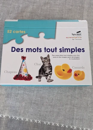 Coffret des mots tout simples jeu d'apprentissage des mots, marke: spicebox, zustand: Sehr gut, größe: 3 Jahre / 98, 9,00 €, 10,15 € inklusive Vinted-Käuferschutz