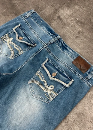 Vintage Y2K Flared Bootcut Jeans - Miss Me / True Religion / Rock Revival / Dolce & Gabbana Style, merk: Miss, staat: Heel goed, maat: L / 40 / 12, € 44,99, € 47,94 inclusief Kopersbescherming