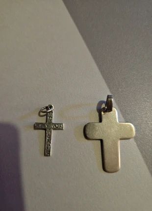 2 sterling silver crosses, brand: Silver, condition: Very good, £17.00, £18.55 includes Buyer Protection