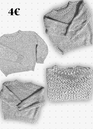 Maglione bianco/grigio, marke: Bianco, zustand: Sehr gut, größe: M / 38 / 10, 3,00 €, 3,85 € inklusive Vinted-Käuferschutz