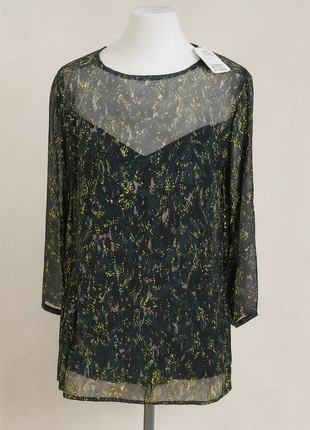 🌿 Blouse transparente à motifs – Taille 40 – Neuve avec étiquette, marque: Etam, état: Neuf avec étiquette, taille: L / 40 / 12, 6,50 €, 7,53 € Protection acheteurs incluse