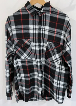 Lumberjack Flannel Plaid Polaire shirt chemise black white red Mens XL, merk: Bruno Galle, staat: Goed, maat: XL, € 15,00, € 16,45 inclusief Kopersbescherming