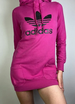 hoodie robe adidas y2k rose vintage sweat long 90s big logo, brand: adidas, condition: Very good, size: S / 36 / 8, €17.00, €18.55 includes Buyer Protection Pro