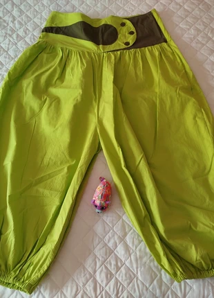 🌿 Calças largas boho Coline tamanho L, marca: Coline, estado: Muito bom, tamanho: L / 40 / 12, €10.00, €11.20 inclui Proteção do Comprador