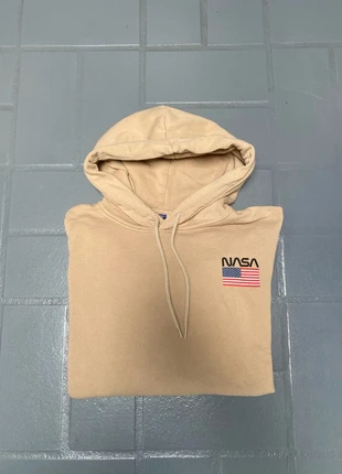 Sweat à capuche NASA beige H&M Divided – Taille S – Parfait état, marca: H&M Divided, estado: Muy bueno, tamaño: S / 36 / 8, 12,00 €, 13,30 € Protección al comprador incluida