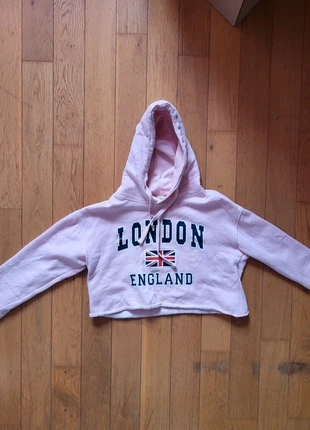 Hoodie cropped rose - Taille M/L, état: Très bon état, taille: L / 40 / 12, 12,00 €, 13,30 € Protection acheteurs incluse