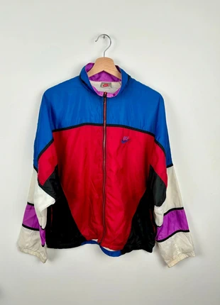 Veste Nike Vintage 80s Rouge/Bleu/Violet Oversize Taille M, brand: Nike, condition: Very good, size: M, €30.00, €32.20 includes Buyer Protection Pro