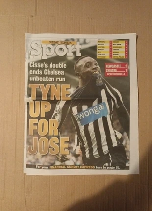 Newcastle United front cover sport results publication 2014, condition: Good, £1.00, £1.75 includes Buyer Protection
