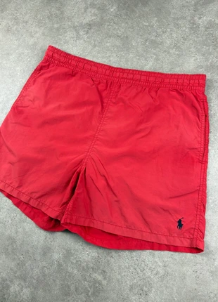 Short de Bain Ralph Lauren Rouge Cavalier Noir, marque: Ralph Lauren, état: Très bon état, taille: M, 19,00 €, 20,65 € Protection acheteurs (Pro) incluse