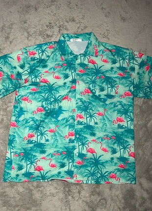 Chemise Hawaïenne Bleu turquoise/Rose📏 2XL, brand: Vintage Dressing, condition: Very good, size: XL, €13.00, €14.35 includes Buyer Protection Pro