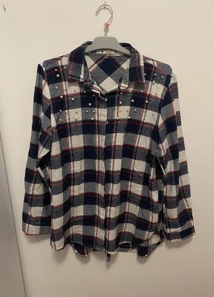 Sobre camisa cuadros con perlas Local Talla L NUEVA, merk: Local, staat: Nieuw zonder prijskaartje, maat: L / 40 / 12, € 10,00, € 11,20 inclusief Kopersbescherming