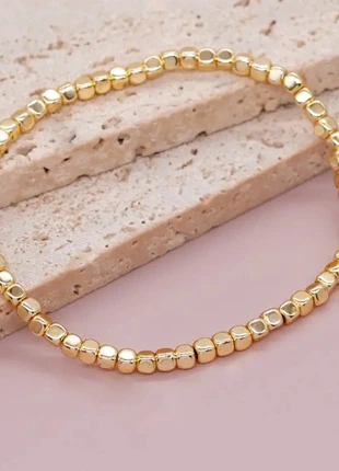 3 stuks Armbandjes van gouden steentjes nieuw, staat: Nieuw zonder prijskaartje, € 7,50, € 8,58 inclusief Kopersbescherming