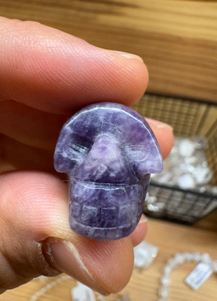 Crane en pierre de lepidolite 2 cm ref 1, état: Très bon état, 11,00 €, 12,25 € Protection acheteurs incluse