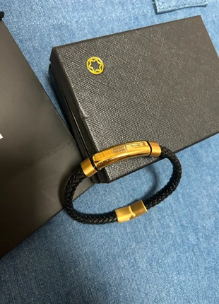 Montblanc Gevlochten Pulsera, marque: Montblanc, état: Neuf sans étiquette, 110,00 €, 116,20 € Protection acheteurs incluse