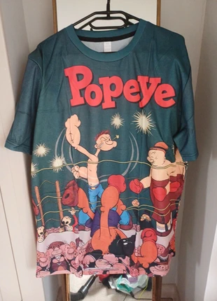 Popeye the Sailor Man Top UK XXL ##popeyethesailorman #popeyeolive #popeye, brand: Popeye, condition: New without tags, size: XXL, £8.00, £9.10 includes Buyer Protection