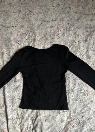 Haut noir à manches longues dos nu Pull & Bear, marca: Pull & Bear, estado: Novo sem etiquetas, tamanho: S / 36 / 8, €7.00, €8.05 inclui Proteção do Comprador