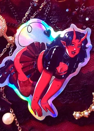 Sticker holographique succubus, état: Neuf avec étiquette, 2,00 €, 2,80 € Protection acheteurs incluse