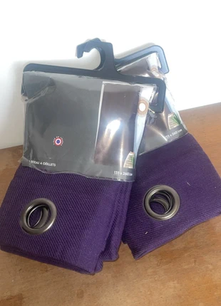 Paire rideaux opaque lin🇫🇷, marca: Linder, estado: Novo com etiquetas, tamanho: 250 cm - 299 cm, €40.00, €42.70 inclui Proteção do Comprador