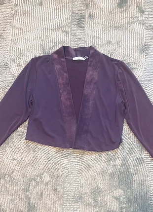 Calvin Klein Elegant Formal Bolero Jacket Gr:S– Purple Lightweight Shoulder Cover-Up, merk: Calvin Klein, staat: Heel goed, maat: S / 36 / 8, € 6,99, € 8,04 inclusief Kopersbescherming