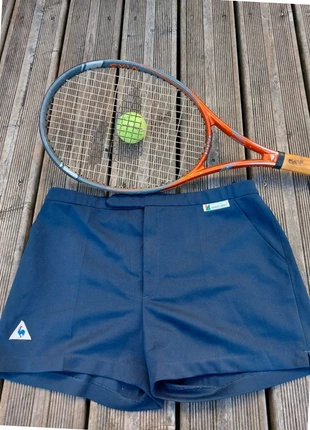 Short vintage, tennis ,rare,collector. Le Coq Sportif.Collection Yannick Noah.Bleu marine. XL., marca: Le Coq Sportif, estado: Muy bueno, tamaño: XL, 29,50 €, 31,68 € Protección al comprador incluida