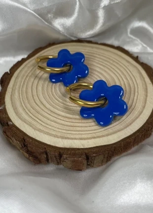 Créoles 100% inoxydables et fleurs en polymère, brand: Pimpresse, condizioni: Ottime, €7.99, €9.09 include la Protezione acquisti Pro